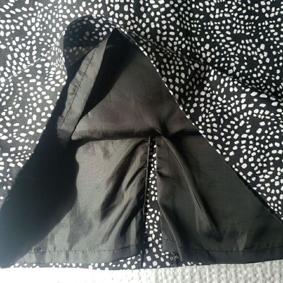 Liz Claiborne Women's Size 12 Pencil Skirt Lined Black White Cotton Blend - Picture 4 of 10